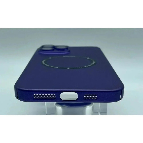 Magnetic Case For iPhone 14 Plus 13‎ Pro Max 6.7” Camera Lens Protection Purple - Picture 5 of 5